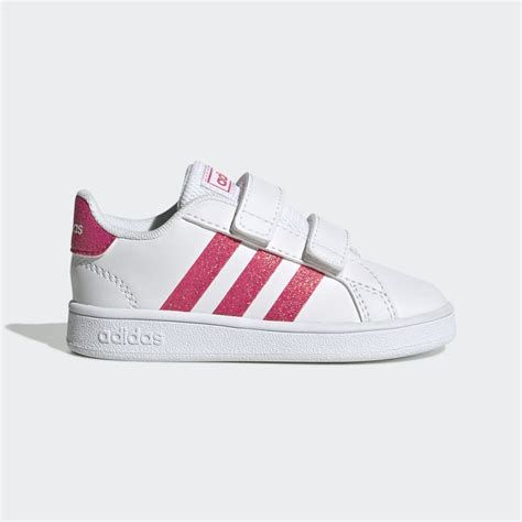 weiß pinke adidas schuhe|Grand Court 2.0 I 'White Crystal Jade Pink' .